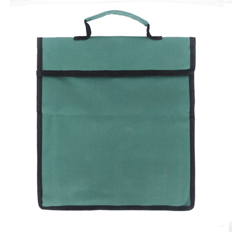 Bolsa de herramientas para arrodillarse, Color verde/morado/Negro opcional, bolsas de herramientas con asa para silla arrodillada, tela Oxford de 12x13 pulgadas, 1 ud.