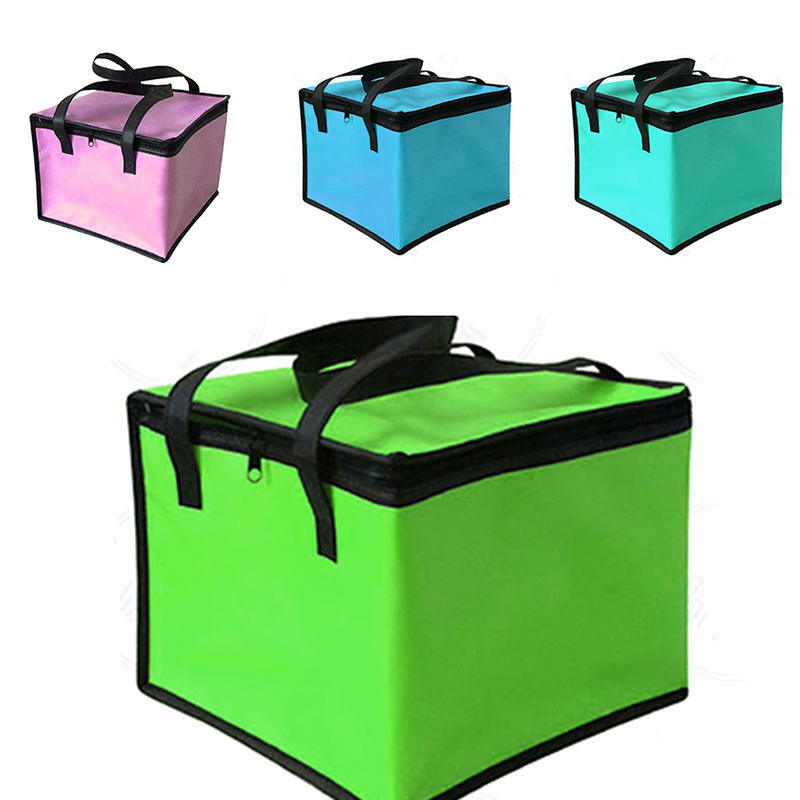 Grand sac isotherme pliable pour aliments et gâteaux, Portable, isolé, en aluminium, boîte thermique, étanche, sac de livraison