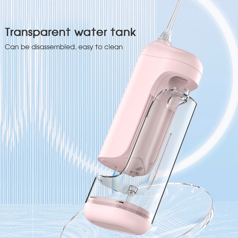 [Boi] sbiancamento dei denti ricaricabile USB 4 modalità 180ml serbatoio di acqua rimovibile irrigatore orale portatile lavabile Flosser dentale