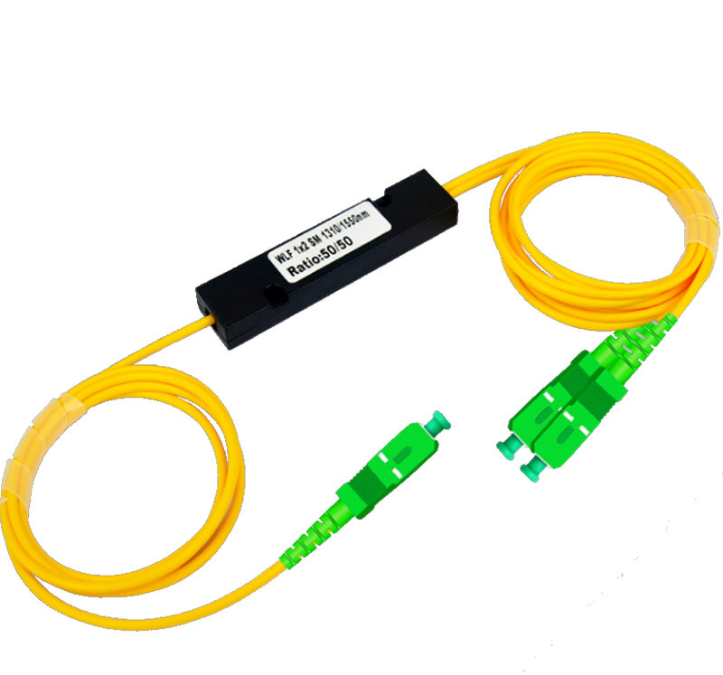DEBAOFU-Divisor de línea de fibra, 1 punto, 2SC/APC, un divisor óptico y dos divisores ópticos