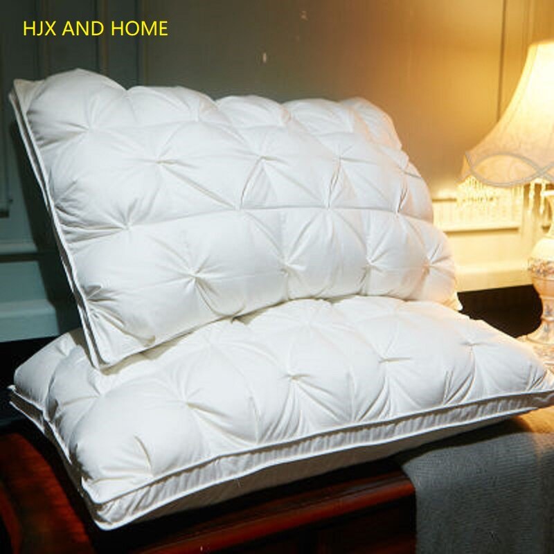 Mehrere colorsDown und polyester gemischt füllung pillow100 % baumwolle kissenbezug größe 48x74cm Komfortable weiche elastizität