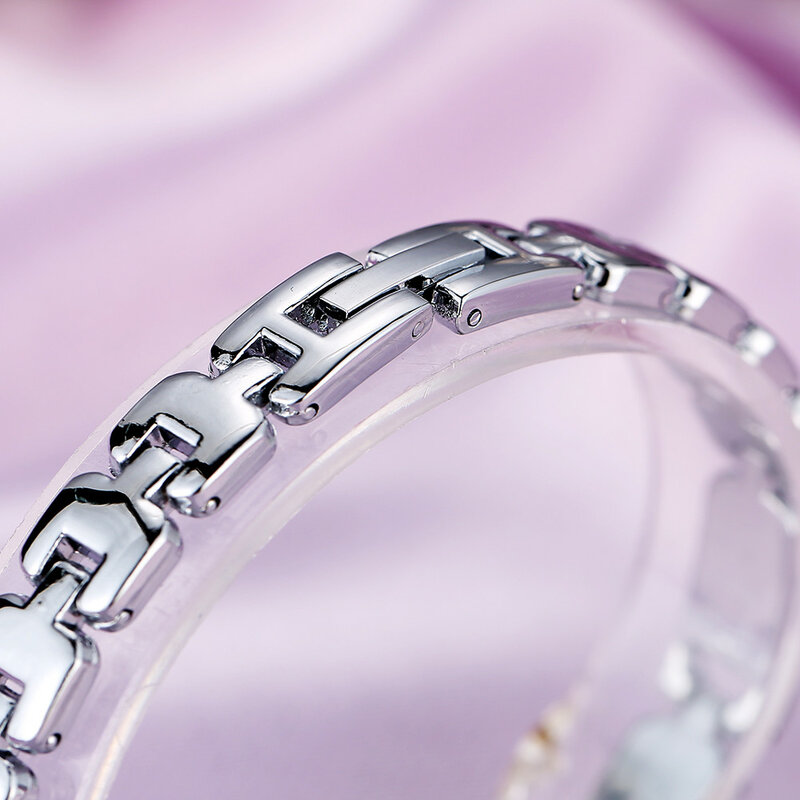 Montres élégantes pour femmes, petit cadran à Quartz en acier inoxydable, montre-bracelet à Quartz