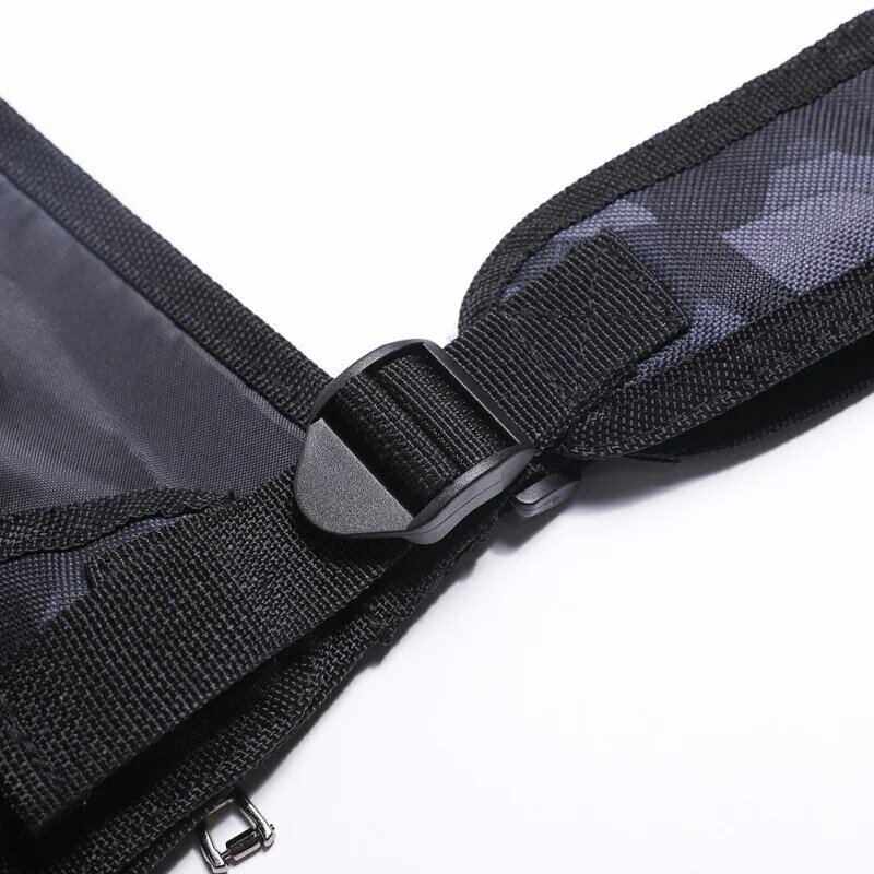 Sac de poitrine poitrine plate-forme sac Pack harnais réfléchissant utilitaire lumière sacs de sport unisexe