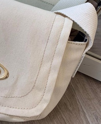 2022 패션 캔버스 블랙 가방 숄더 핸드백 여성 메신저 가방