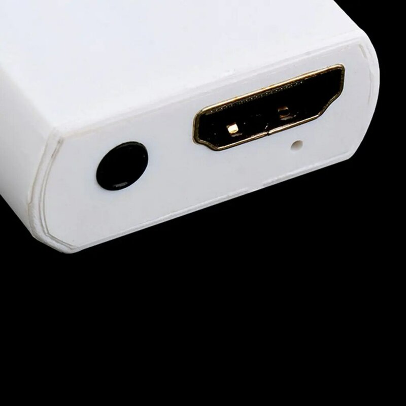 Full HD 1080P Wii to HDMI-compatible Converter Adapter Wii2HDMI Converter 3.5mm Audio for PC HDTV Monitor Display