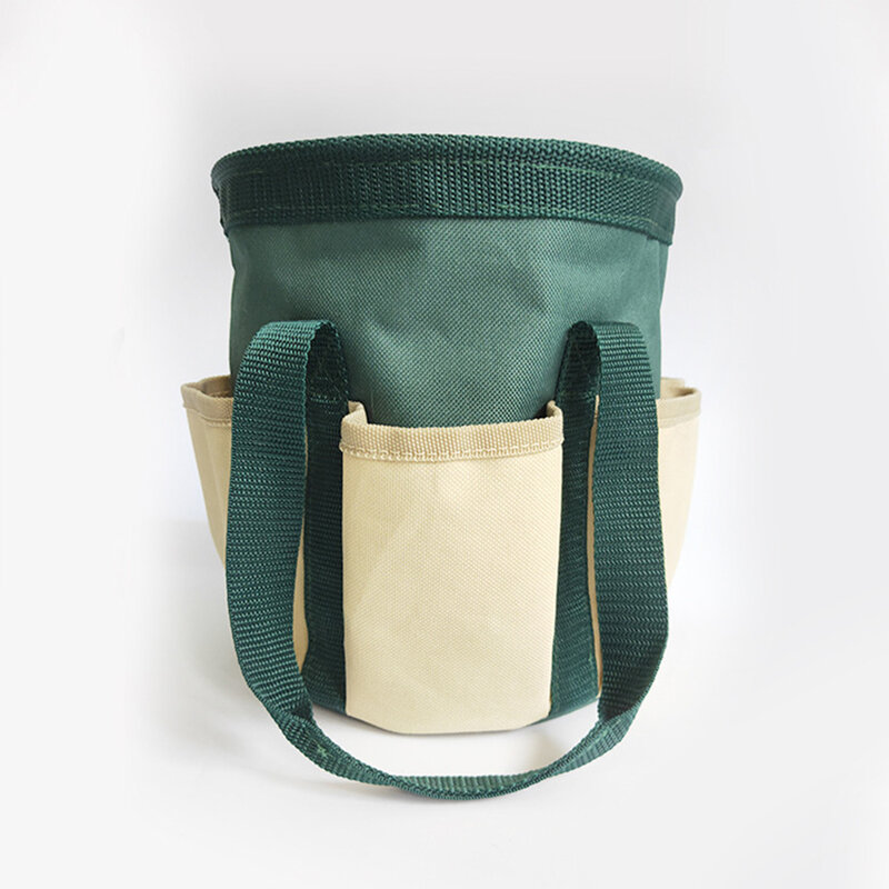TAITU-Bolsa de herramientas para jardines, bolso de mano para exteriores e interiores, Kits de almacenamiento de herramientas de jardín con 4 bolsillos Oxford, bolsa gruesa portátil