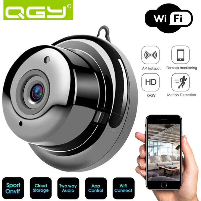 Wifi câmera ip 1080p mini visão noturna camara hd sensor de movimento vídeo câmera wi-fi secreta casa ao ar livre sem fio vigilância