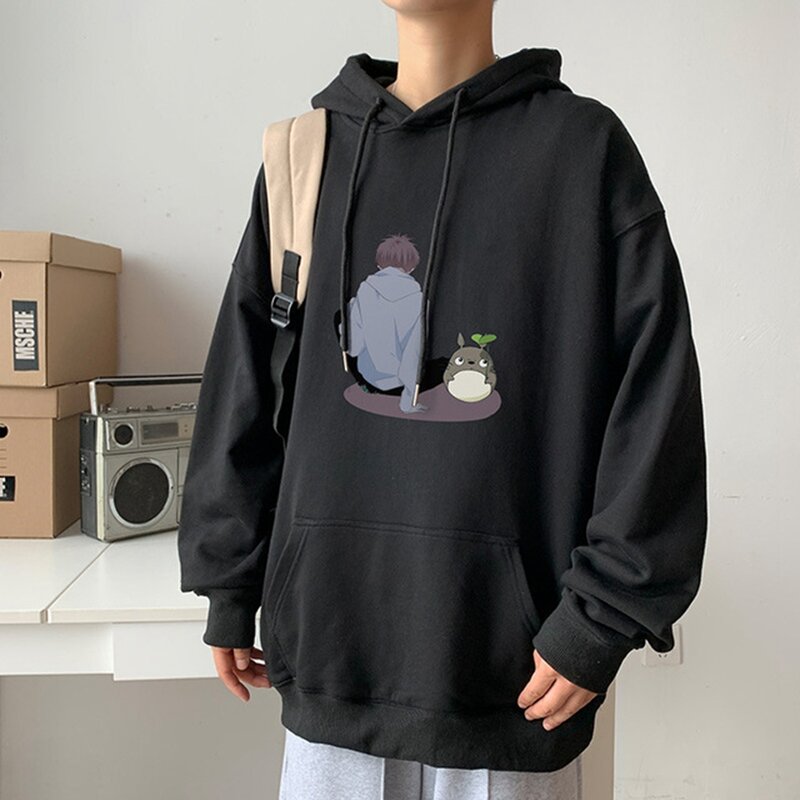 Zogaa 2021 inverno quente com capuz feminino bonito anime engraçado dos desenhos animados hoodies mulheres harajuku kawaii moletom estudante usar jaqueta