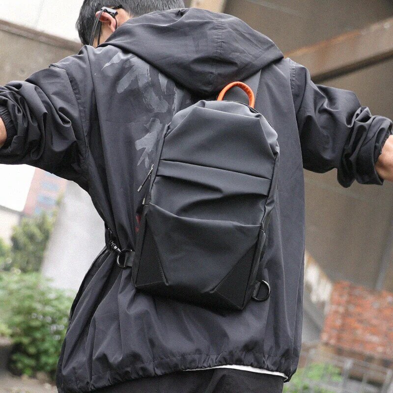 Мужская нагрудная сумка FYUZE, водонепроницаемая, с защитой от кражи, для подростков