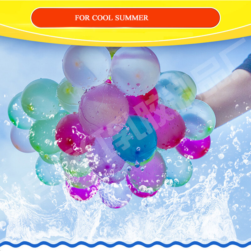 500 Uds Globos de agua complementaria juguetes de paquete magia verano playa fiesta al aire libre de agua de llenado de bombas de agua y globos juguete para chico adulto