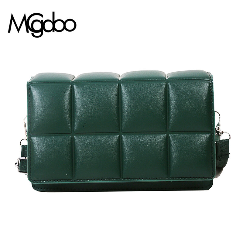 Mgcdoo – sac à bandoulière Simple pour femmes, Mini sacoche à grille Unique, couleur unie