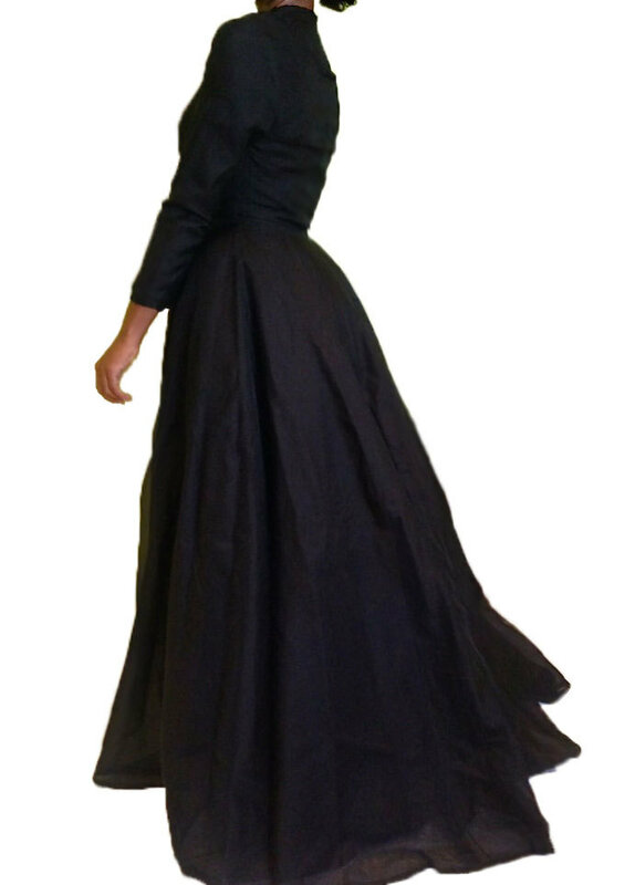 فستان شيفون جذاب على الموضة للسيدات موديل 2022 ، طقم مكون من قطعتين من الشيفون والدانتيل الأسود