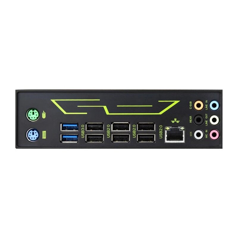 HUANANZHI X79สีเขียว2.49 X79เมนบอร์ด LGA2011 ATX USB3.0 SATA3 PCI-E NVME M.2 SSD สนับสนุนหน่วยความจำ REG ECC และ Xeon e5
