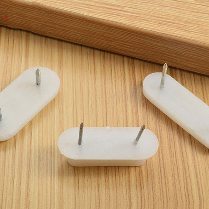 5pcs/set Head Double Pins Bed Skirt Holding Pins Furniture Chair Leg Pins Glide Nails Holding Pins for Slipcovers and Bedskirts