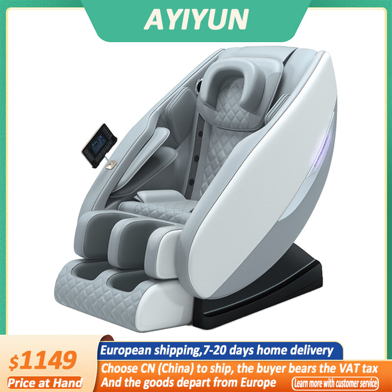 AYIYUN – fauteuil de massage électronique de luxe, fauteuil de massage à coussin d'air pour tout le corps, fauteuil à compression, tactile LCD, offre spéciale, livraison européenne