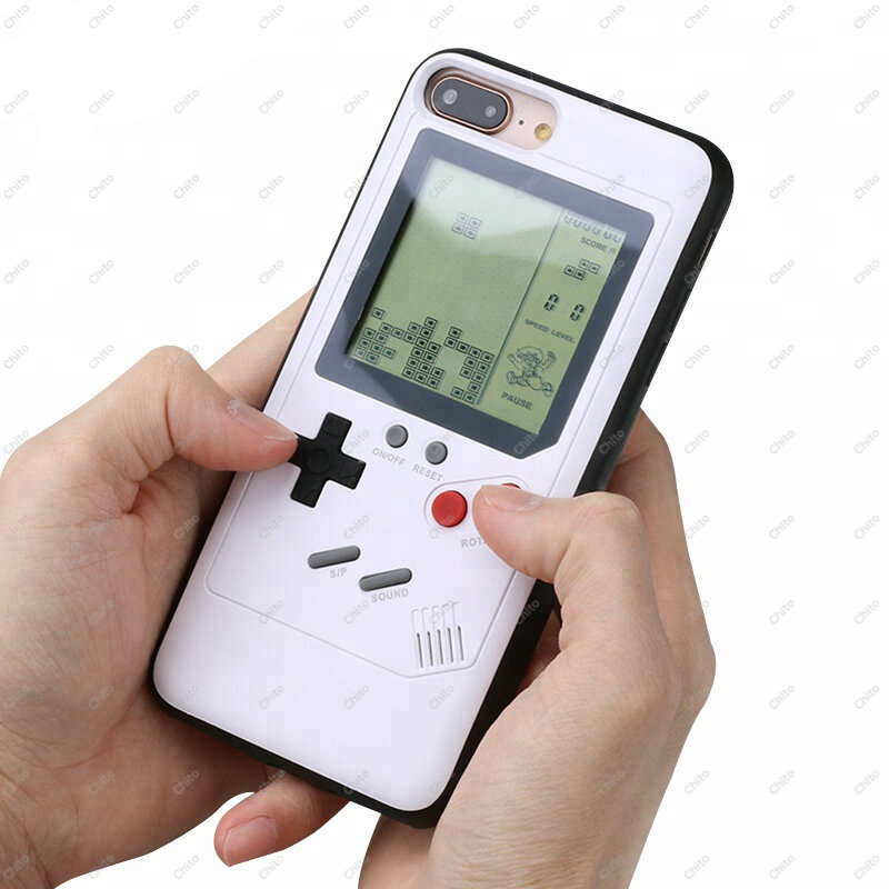Retro Video Game Boy Phone Case for iPhone 12 11 Pro Max SE 2020 XS 6 6s 7 8 Plus X XR Case Gameboy Console Tetris Silicon Cover