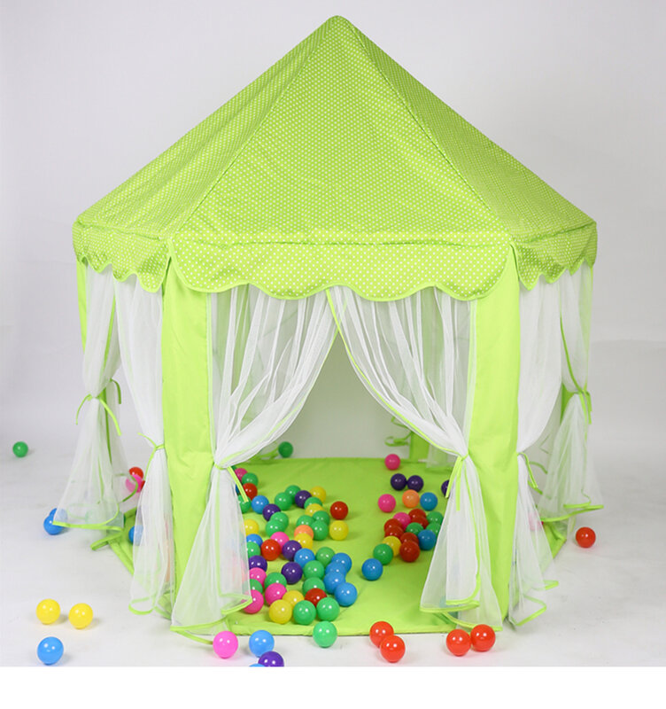 Portable Children's Tent Princess Castle Kids Tent Toys for Girls Tipi Infantil Children's House Vigvam Teepee Baby Tent Gifts
