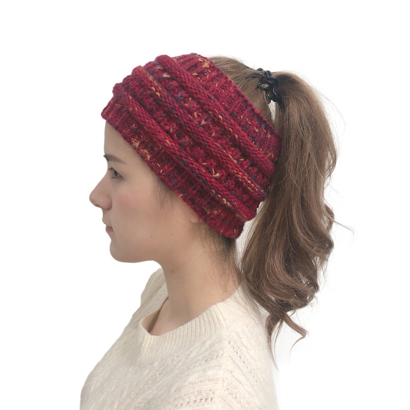 Womens Head Wrap Lined Headband Stretch Knit Ear Warmer Cold Weather Hair Accessories Head Wrap and Christmas Gifts