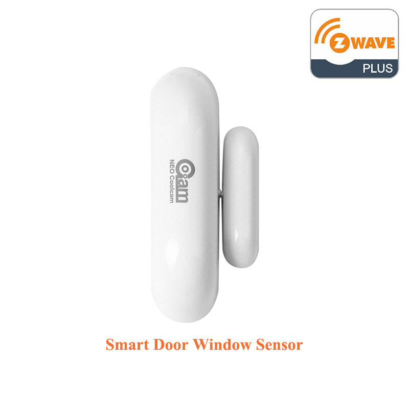 Sensor NEO COOLCAM Z wave Plus con cable para puerta/ventana, protección de seguridad para el hogar, Monitor de estado remoto, Automatización del hogar, menor potencia