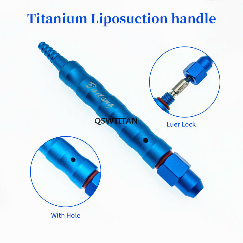 Titanium Water Injection Handle Liposuction Needle Converter