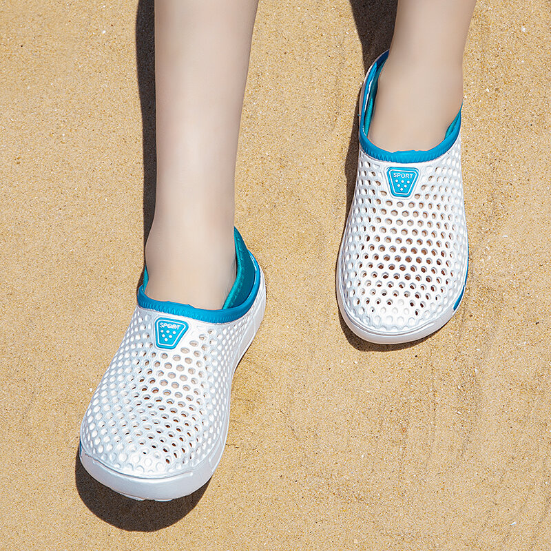 Zapatos acuáticos de verano para Hombre, sandalias ligeras transpirables sin cordones, para conducción al aire libre, Playa