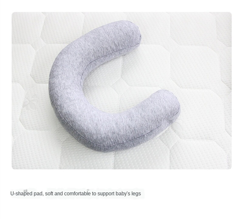 Cuscino per neonati cuscino a forma di neonato cuscino per culla di latte anti-spurgo inserito nel cuscino di supporto per la testa del bambino