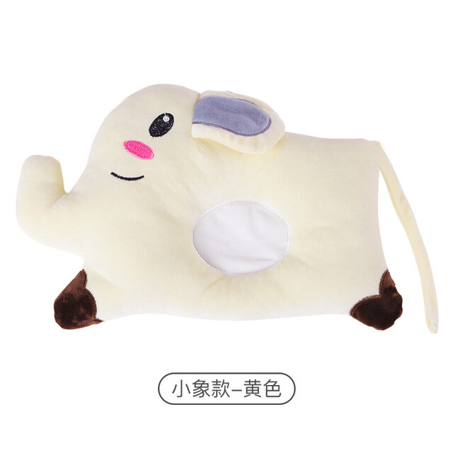 New 0-3 Years Newborn Cartoon Cute Animal PP Cotton Pillow Baby Head Shaped Pillow Correct Flat Head Cartoon Pillow Adjustable