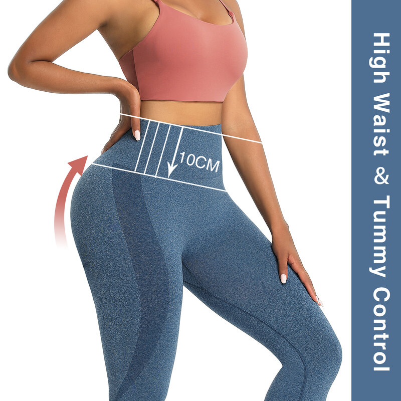 Calças de fitness femininas cintura alta hip-lifting elástico pêssego hip leggings esportes yoga calças femininas sem costura hip-cropping calças