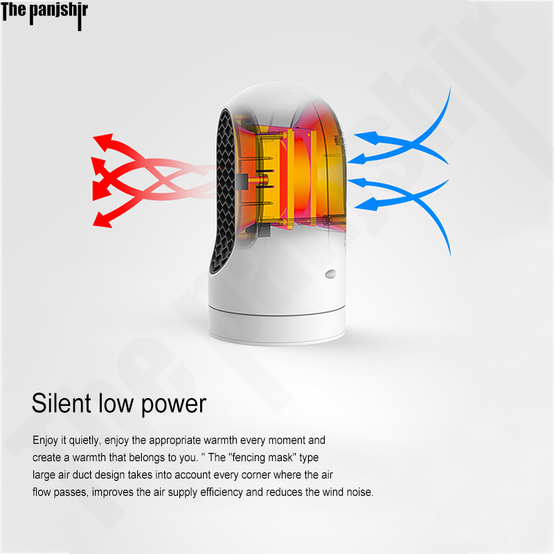 2021winter desktop portable wideangle shaking head heater mute anti scald thermostatic heater for office and household dormitory