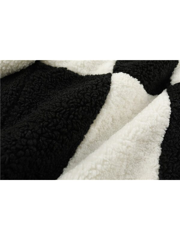 Abrigo de lana Vintage para mujer, chaqueta gruesa y cálida de manga larga con bolsillos, estilo informal, invierno, 2021