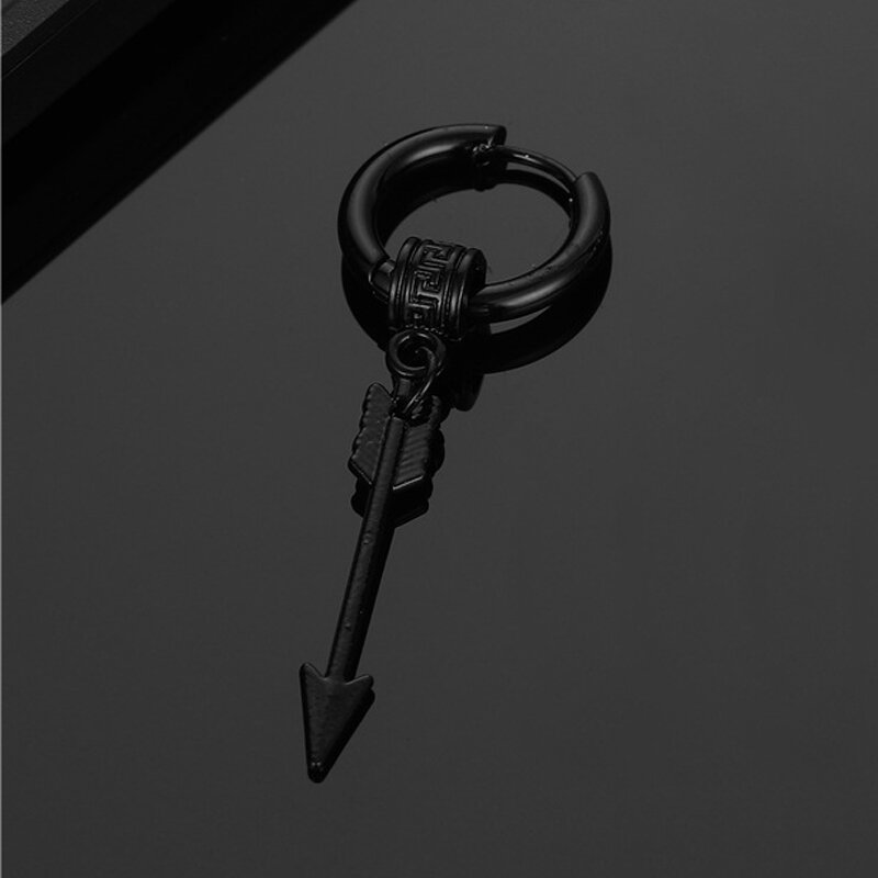 Черные серьги-гвоздики YOUVI в стиле панк из нержавеющей/титановой стали для мужчин и женщин, готические уличные украшения в стиле поп, хип-хоп
