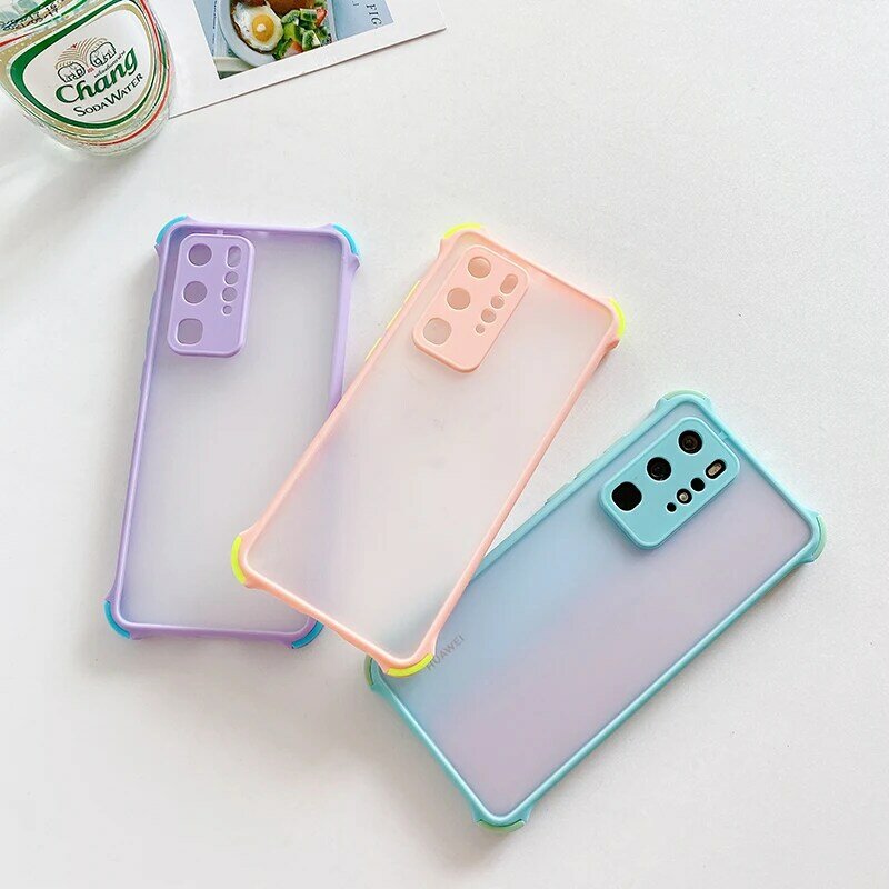 Breakpoint Casing Samsung Galaxy A32 A51 A71 Tahan Benturan Note 8 9 10 20 Ultra S10 Plus S20 S21 FE A42 A52 A72 A22 5G Sampul Ponsel