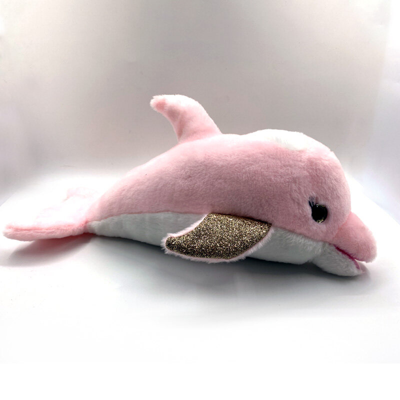 30cm Kawaii morbido rosa delfino giocattoli di peluche bambole farcite in cotone animale pisolino cuscino creativo giocattolo per bambini regalo di natale per ragazze