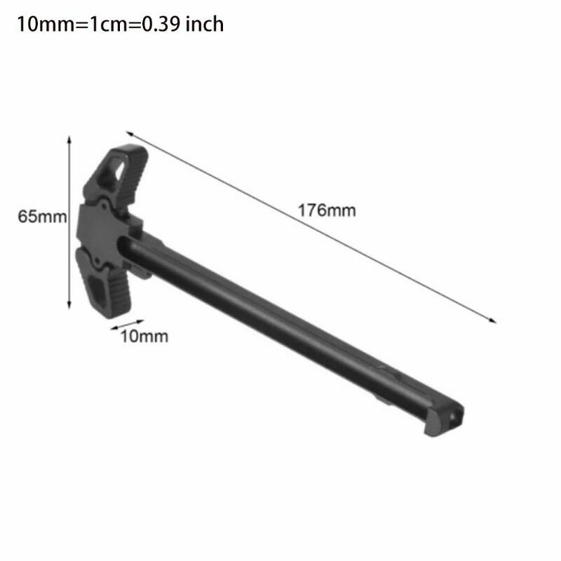 Tactical .225 5.56 Butterfly AR-15 Charging Handle Pulling Handle Turning Tool  M4 AR15 Metal Handle Hunting Accessories