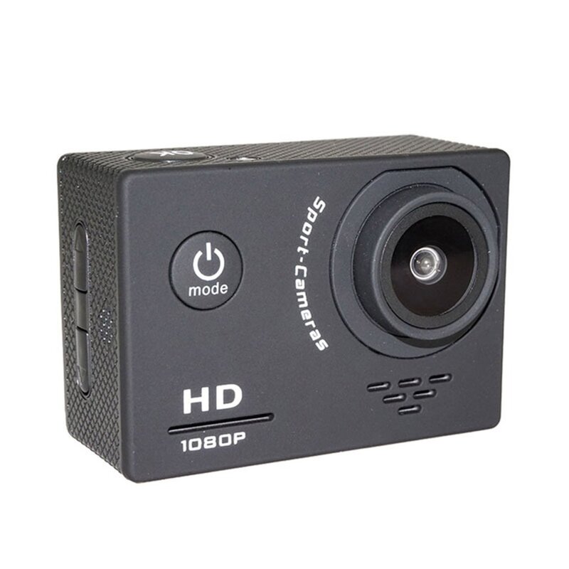 2.0 "HD 1080P / 24fps Wasserdichte Digital Action Kamera Video Kamera CMOS Sensor Weitwinkel Objektiv Sport Camara profesional