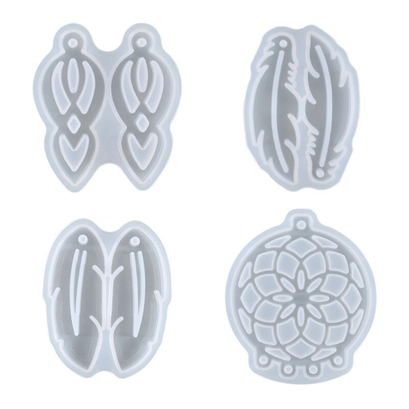 Super Glossy Resin Dreamcatcher Mold Silicone Mould for Craft Keychain Epoxy