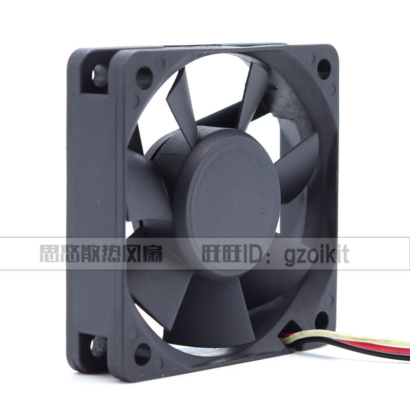 Novo inversor e ventilador de resfriamento original com 3 fios de 6cm, 1.7w e 24v para 6015