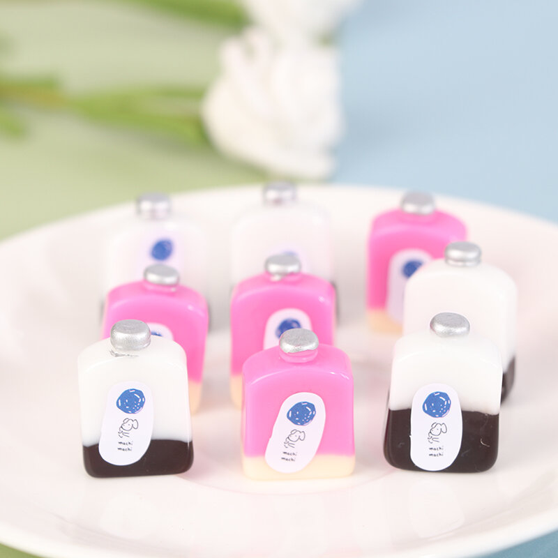 Multi 1/12 dollhouse simulação em miniatura mini copo de leite garrafas copos móveis fingir jogar boneca cozinha comida bebida acessórios