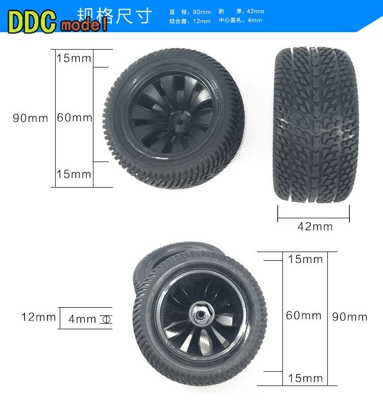 Wltoys 12428 12423 Feiyue FY-03/01/02/04/05/06/07/08  Q46 Q40 Q39 1/12 RC Car Spare Parts upgrade large tires