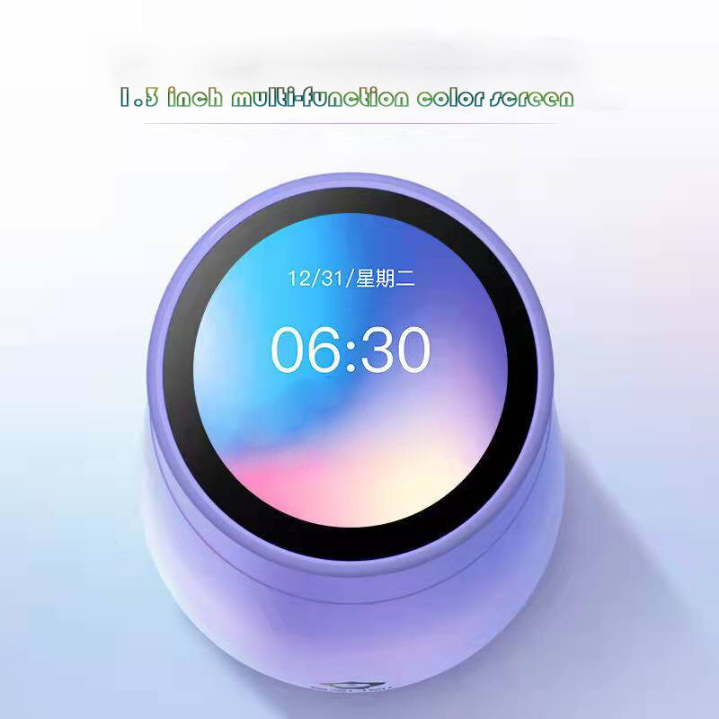 Suiguai-termo portátil inteligente con control Digital, taza de agua con pantalla a Color, foto, regalo de gran valor