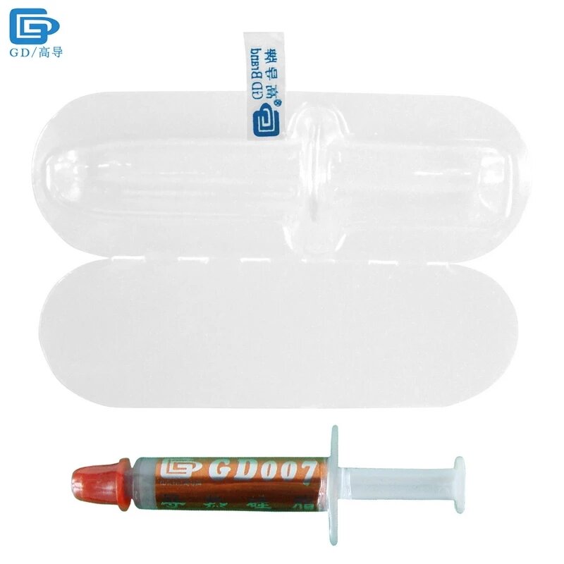 GD007 Thermal Grease Net Weight 0.5/1/3/7/15/30/150 Grams Gray Thermal Conductive Grease Heat Sink Paste BX SSY SY ST CN CB MB