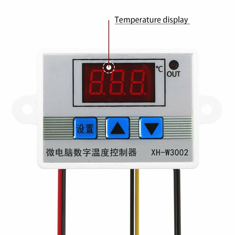 W3002 Digitale Temperatuur Controller AC-DC Transformator Warmte Koele Thermostaat Thermoregulator Geïsoleerde Transformator Ac 110V