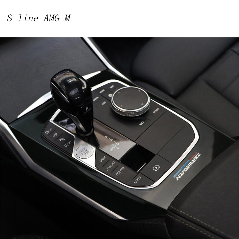 Moldura de botões de controle de ar para decoração, estilo automotivo, para bmw 3 séries 20 g28, acessórios interiores