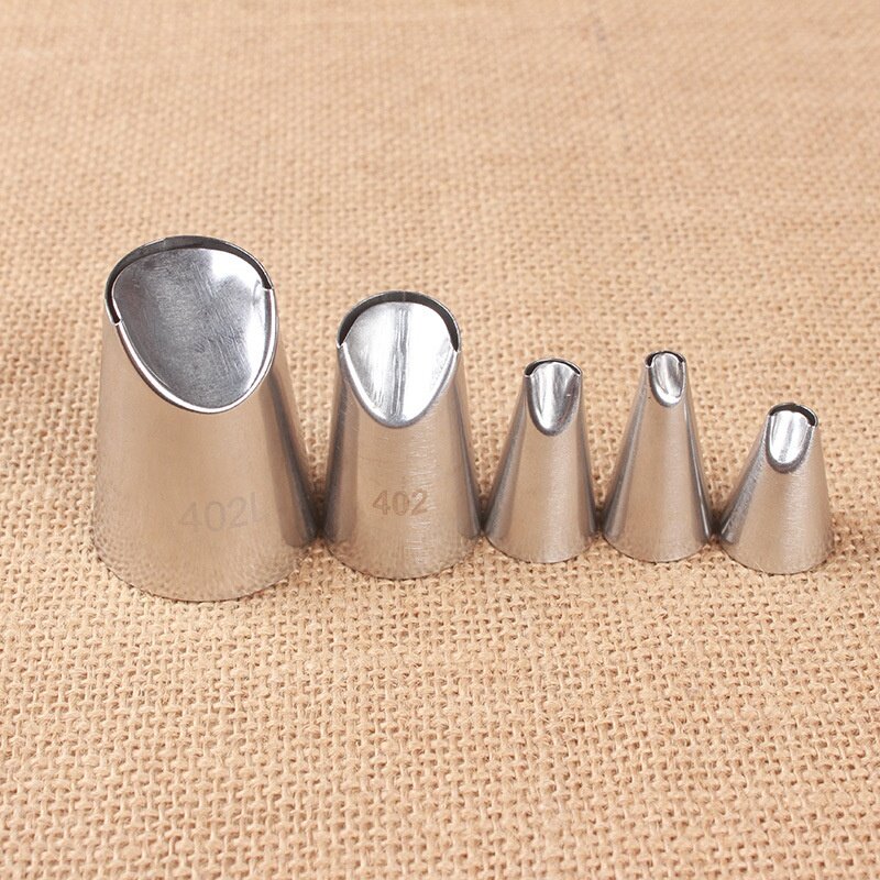5Pcs/Set  Flower Icing Piping Nozzles Tips Cake Decoration Tools