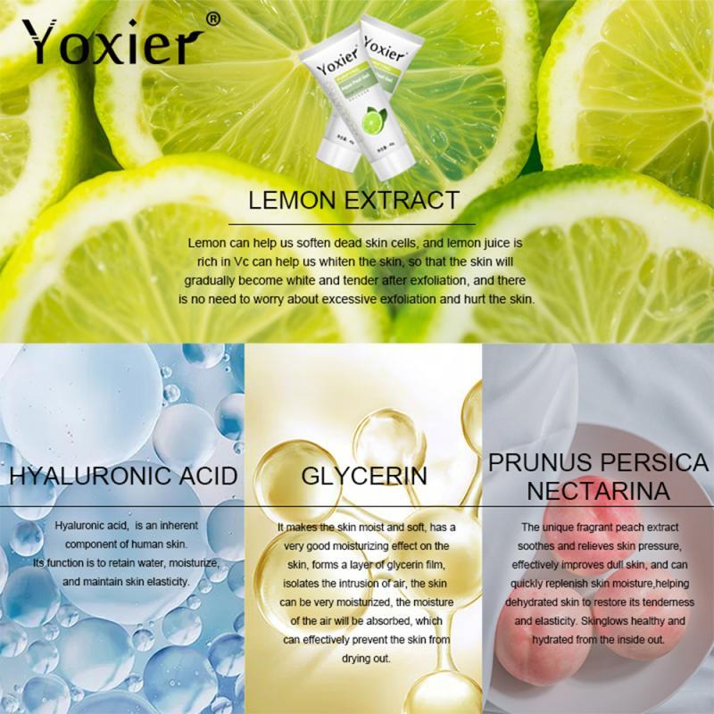 Yoxier – Gel éclaircissant et hydratant pour la peau, soin purifiant, nettoyant, gommage, acné, points noirs, élimine l'acné, TSLM1