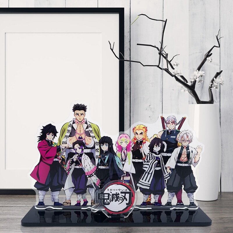 igure Model Acrylic Stand for Anime Demon Slayer Hashira Giyuu Muichirou Shinob Kimetsu no Yaiba FPlate Holder Decoration Gifts