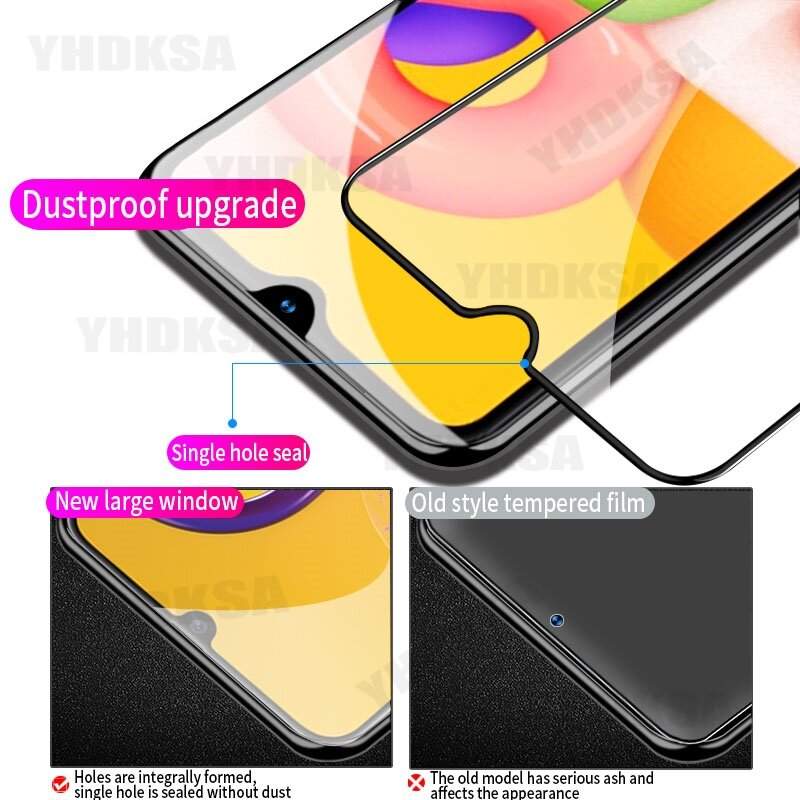 11D Protection Glass For Samsung Galaxy A50S A10 A20 A30 A40 A70 A02 A21 Tempered Screen Protector M10 M30 M01 M02 M21 M31 Glass
