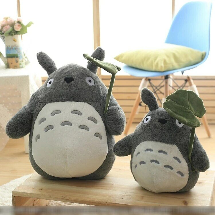 Morbido Totoro Cat giocattoli di peluche per bambini ragazze peluche animali di peluche Anime Totoro bambole regalo per bambini cuscino morbido cuscino Decor