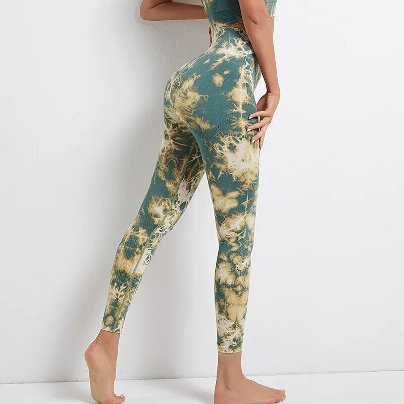 Штаны с принтом для спортзала женские колготки для йоги бесшовные леггинсы для фитнеса женские спортивные штаны для бега леггинсы с эффект...