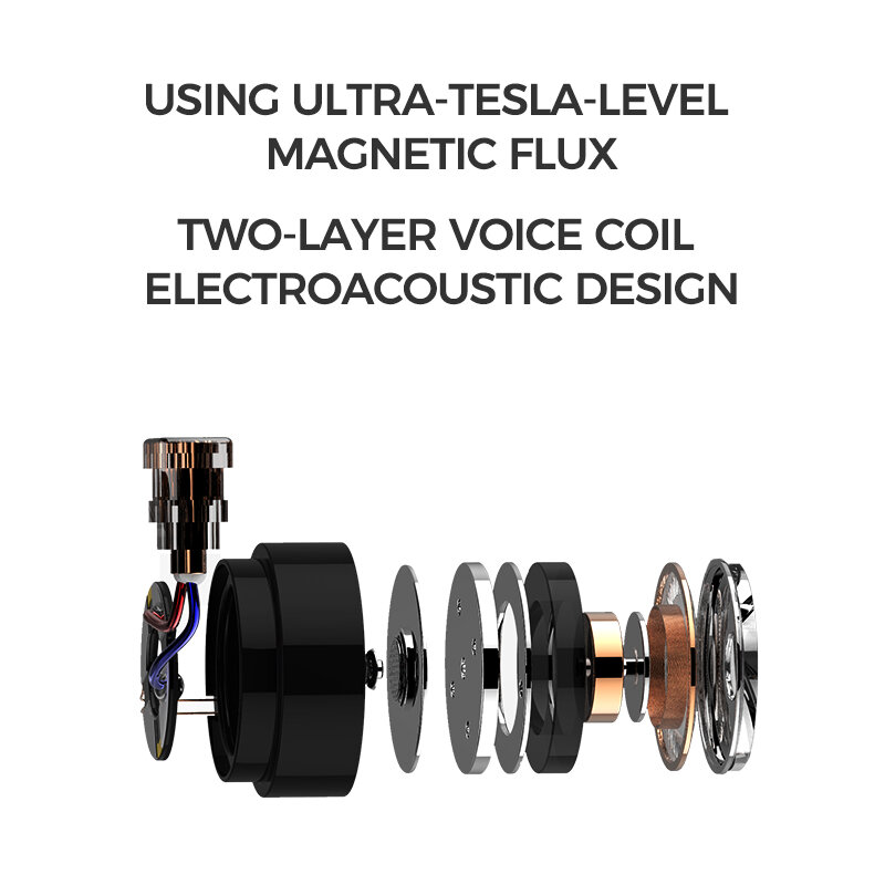 TFZ-auriculares intrauditivos LIVE3 IEMS, tecnología híbrida, con cancelación de ruido, 2 magnéticos + 1,0 unidades de Tesla